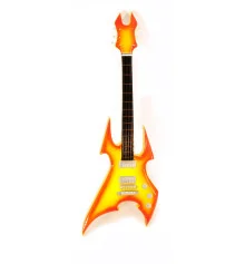 Гитара миниатюра дерево (23×8×1 см) купить в интернет магазине подарков ПраздникШоп