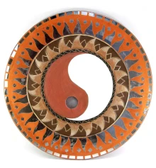 Зеркало мозаичное «Инь Янь» (d-50 cм) купить в интернет магазине подарков ПраздникШоп