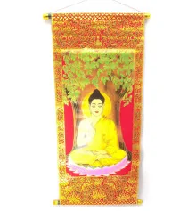 Панно красное «Будда» (80×30CM) купить в интернет магазине подарков ПраздникШоп