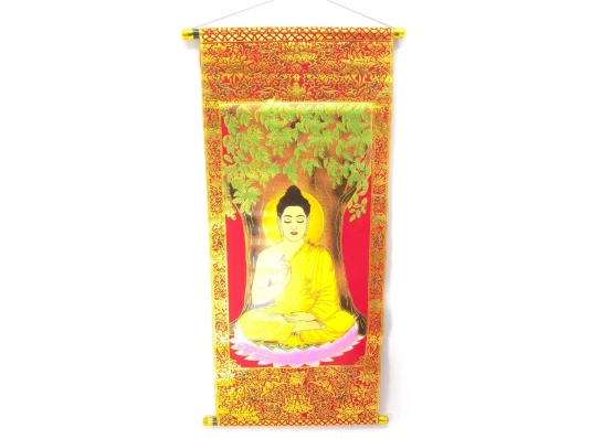 Панно красное «Будда» (80×30CM) купить в интернет магазине подарков ПраздникШоп