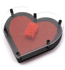 Пинарт «Сердце» красный (19×17×4 см) купить в интернет магазине подарков ПраздникШоп