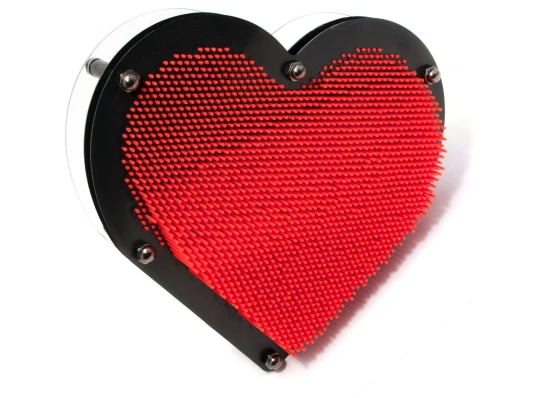 Пинарт «Сердце» красный (22.5×20×4.5 см) купить в интернет магазине подарков ПраздникШоп