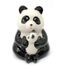 Копилка керамическая «Панды» (10.9×10.4×13.4 см) купить в интернет магазине подарков ПраздникШоп