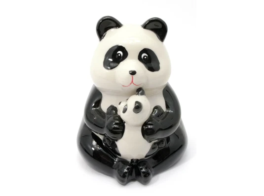 Копилка керамическая «Панды» (10.9×10.4×13.4 см) купить в интернет магазине подарков ПраздникШоп