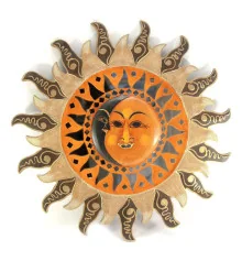 Зеркало мозаичное «Солнце и Луна» (d-50 cм) купить в интернет магазине подарков ПраздникШоп