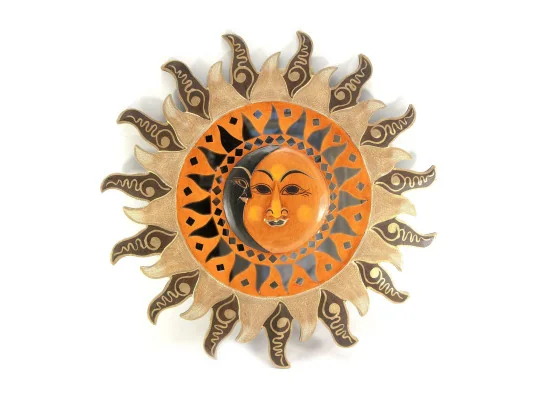 Зеркало мозаичное «Солнце и Луна» (d-50 cм) купить в интернет магазине подарков ПраздникШоп