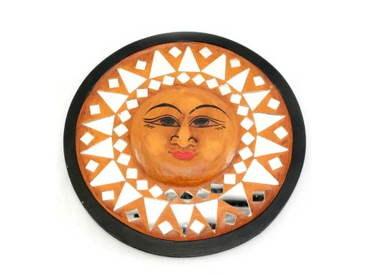 Зеркало мозаичное «Солнце» (d-20 cм) купить в интернет магазине подарков ПраздникШоп