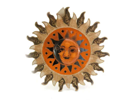 Зеркало мозаичное «Солнце и Луна» (d-30 cм) купить в интернет магазине подарков ПраздникШоп