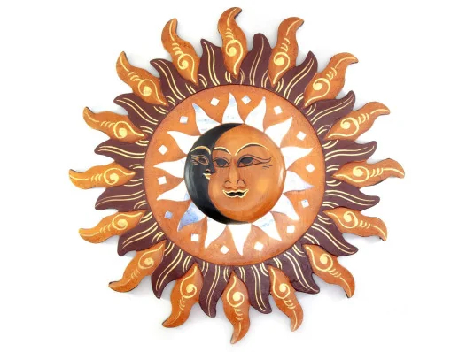 Зеркало мозаичное «Луна и Солнце» (d-40 cм) купить в интернет магазине подарков ПраздникШоп