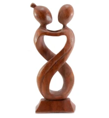 Статуэтка «Влюбленные» дерево (30×12×4 см) купить в интернет магазине подарков ПраздникШоп