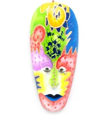 Маска деревянная «Абстракция» (24×10.5×2.5 см) купить в интернет магазине подарков ПраздникШоп