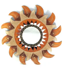 Зеркало мозаичное «Солнце» (d-40 cм) купить в интернет магазине подарков ПраздникШоп