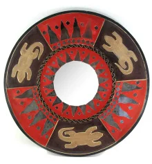 Зеркало мозаичное «Солнце» (d-50 cм) купить в интернет магазине подарков ПраздникШоп