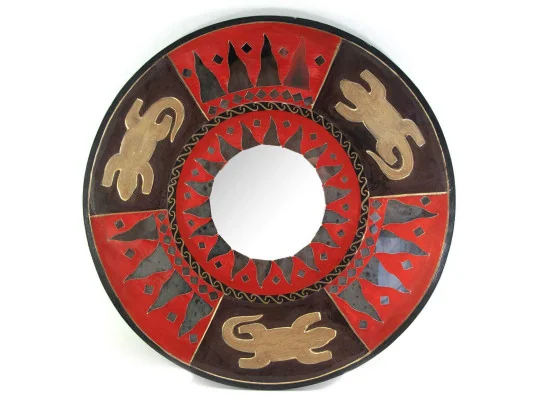 Зеркало мозаичное «Солнце» (d-50 cм) купить в интернет магазине подарков ПраздникШоп