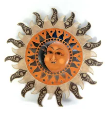 Зеркало мозаичное «Солнце и Луна» (d-50 cм) купить в интернет магазине подарков ПраздникШоп