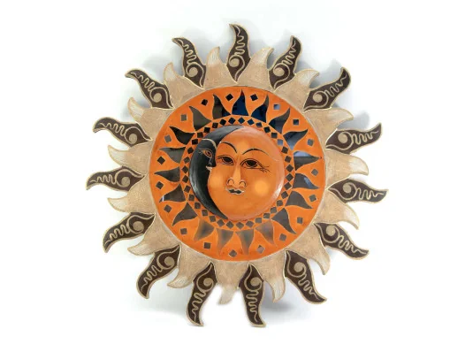 Зеркало мозаичное «Солнце и Луна» (d-50 cм) купить в интернет магазине подарков ПраздникШоп