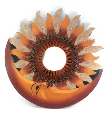 Зеркало мозаичное «Солнце и Луна» (d-50 cм) купить в интернет магазине подарков ПраздникШоп