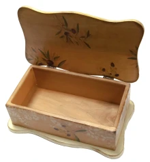 Шкатулка с фигурной крышкой «Оливки» (26.5×15.5×9.5) ольха купить в интернет магазине подарков ПраздникШоп