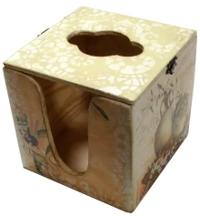 Салфетница кубик «Оливки» (14×14×14) сосна купить в интернет магазине подарков ПраздникШоп