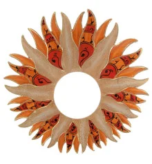 Зеркало мозаичное «Солнце » (d-30 cм) купить в интернет магазине подарков ПраздникШоп