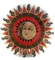 Зеркало мозаичное «Солнце и Луна » (d-60 cм) купить в интернет магазине подарков ПраздникШоп