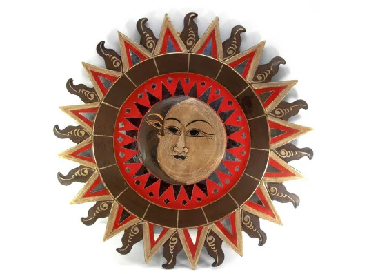 Зеркало мозаичное «Солнце и Луна » (d-60 cм) купить в интернет магазине подарков ПраздникШоп