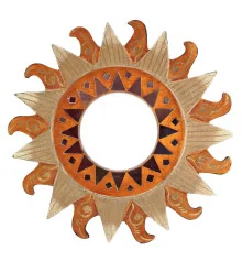 Зеркало мозаичное «Солнце » (d-30 cм) купить в интернет магазине подарков ПраздникШоп