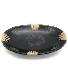 Блюдо «Рыба» терракотовое овальное (34×21.5×5 см) купить в интернет магазине подарков ПраздникШоп