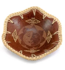 Блюдо терракотовое «Солнце» (d-16 см h-6 см) купить в интернет магазине подарков ПраздникШоп