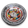 Блюдо терракотовое с мозаикой (d- 20 h-4 см)