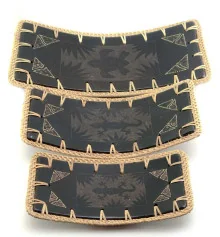 Блюда терракотовые набор 3 шт. (32×16×3 см 26×13.5×3 см 22×12×3 см) купить в интернет магазине подарков ПраздникШоп