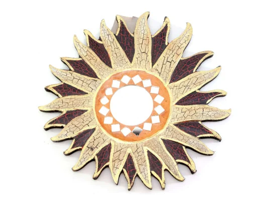 Зеркало мозаичное «Солнце» (d-20 cм) купить в интернет магазине подарков ПраздникШоп