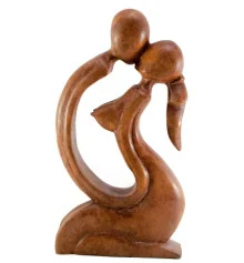 Статуэтка «Влюбленные» дерево (30×15×4.5 см) купить в интернет магазине подарков ПраздникШоп