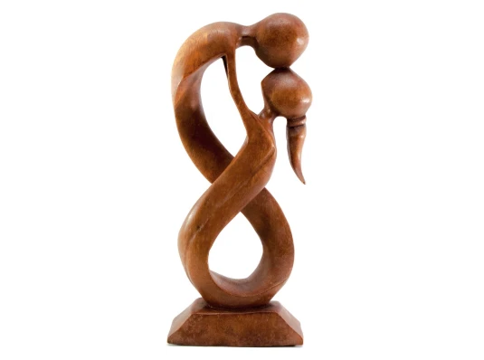 Статуэтка «Влюбленные» дерево (28×12×4 см) купить в интернет магазине подарков ПраздникШоп