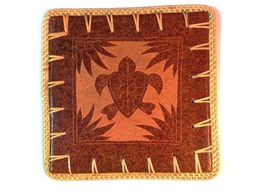 Подставка под горячее «Черепаха» терракот (23×23×0.5 см) купить в интернет магазине подарков ПраздникШоп