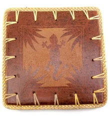 Подставка под горячее «Саламандра» терракот (23×23×0.5 см) купить в интернет магазине подарков ПраздникШоп