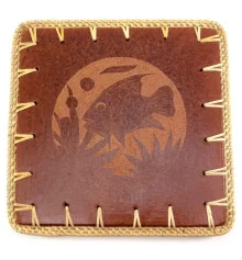 Подставка под горячее «Рыба» терракот (23×23×0.5 см) купить в интернет магазине подарков ПраздникШоп