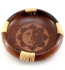 Блюдо терракотовое «Солнце» (d-16.5 h-4.5 см) купить в интернет магазине подарков ПраздникШоп