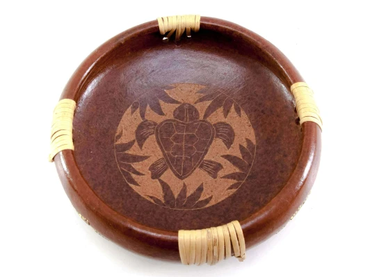 Блюдо терракотовое «Черепаха» (d-16.5 h-4.5 см) купить в интернет магазине подарков ПраздникШоп