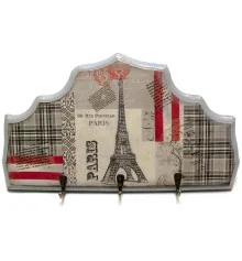 Ключница вешалка «Париж» купить в интернет магазине подарков ПраздникШоп