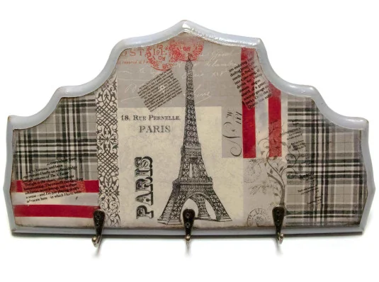 Ключница вешалка «Париж» купить в интернет магазине подарков ПраздникШоп