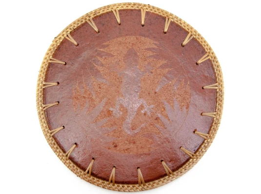 Подставка под горячее терракот «Саламандра» (d-22 см) купить в интернет магазине подарков ПраздникШоп