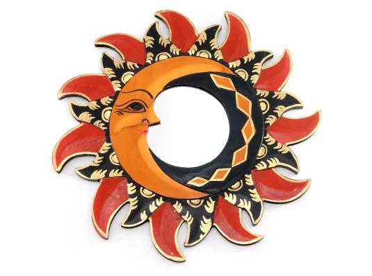 Зеркало мозаичное «Солнце и Луна» (d-30 cм) купить в интернет магазине подарков ПраздникШоп