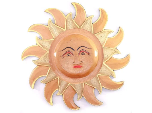 Декорация настенная «Солнце» (d-38 см) купить в интернет магазине подарков ПраздникШоп