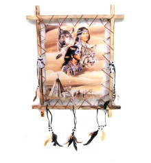 Тотем «Индейцы» (50×60 см) C купить в интернет магазине подарков ПраздникШоп