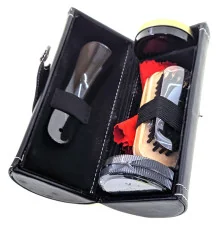 Дорожный набор для ухода за обувью черный (16.5×7×7 см) купить в интернет магазине подарков ПраздникШоп