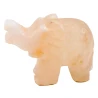 Слон резной из соли (Гималайская соль) (10.5×8×4.5 см)