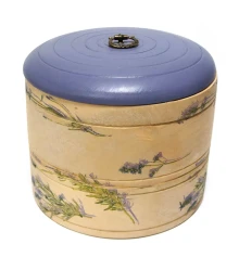 Шкатулка-бочонок «Лаванда» (15×12 см) массив дерева купить в интернет магазине подарков ПраздникШоп