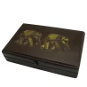 Футляр для келихів різьбленої «Слони» масив дерева (31×20×7.5 см)