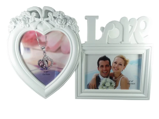 Фоторамка на 2 фото (фото 10×15 см 15×15 см) (36×12×2.5 см) купить в интернет магазине подарков ПраздникШоп